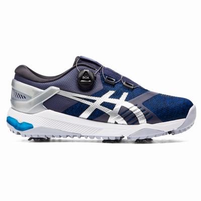 Asics Gel-Course Duo Boa - Miesten Golfkengät - Laivastonsininen/Hopea